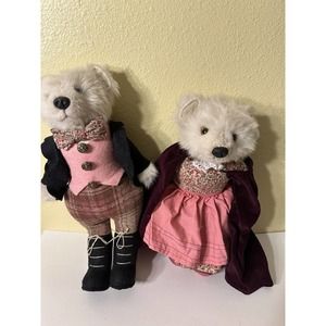 Little Folk TIiverton Devon Gentleman & G. McBride bears 1982 36 cms Rare